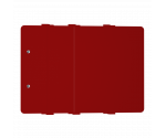 4-Fold ISO Clipboard - Red